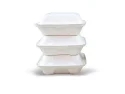 3 Compartment Bagasse Food Container 800ml