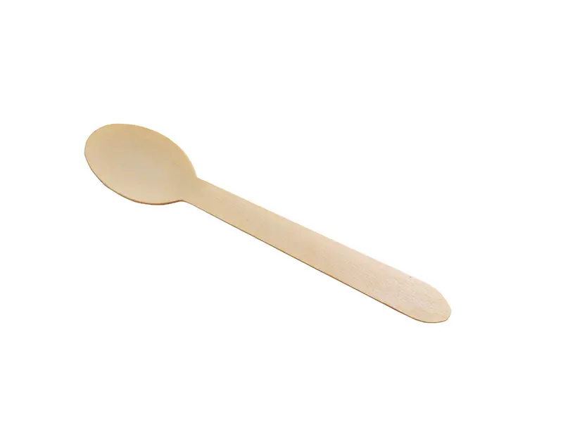disposable wooden spoon