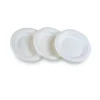 6 inch Bagasse Round Plate White
