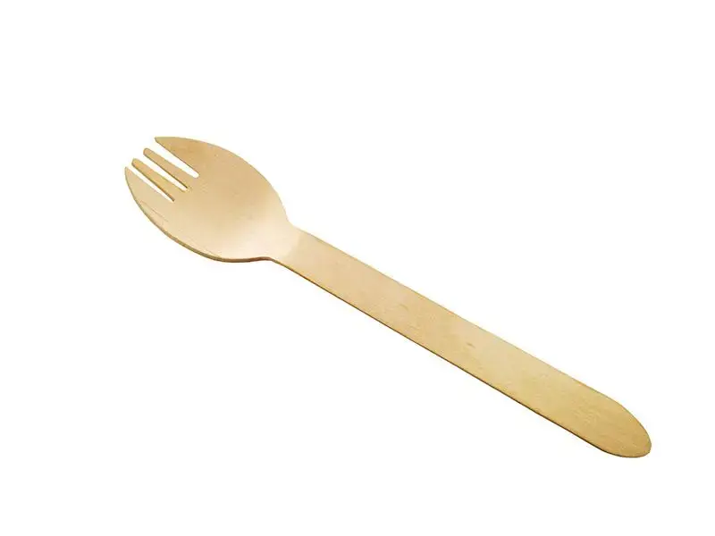 6.25 inch Disposable Wooden Spork WN-160SK(1)