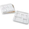 6 Compartment Bagasse Square Tray