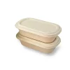BB Salad Bagasse Bowl Lid Unbleached