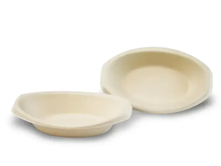 Bagasse Oval Bowl Unbleached