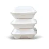 3 Compartment Bagasse Food Container 800ml A8