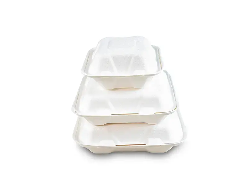 Bagasse Hamburger Box A9